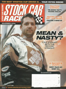 STOCK CAR RACING 2002 NOV - TONY STEWART, GILL